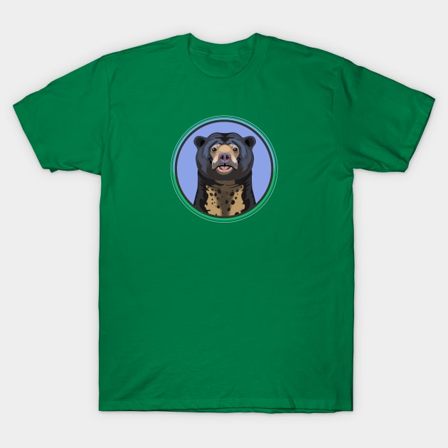 Sun Bear Circle T-Shirt by Peppermint Narwhal